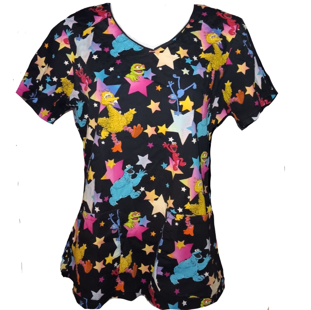 💴 Sesame street Scrub Top